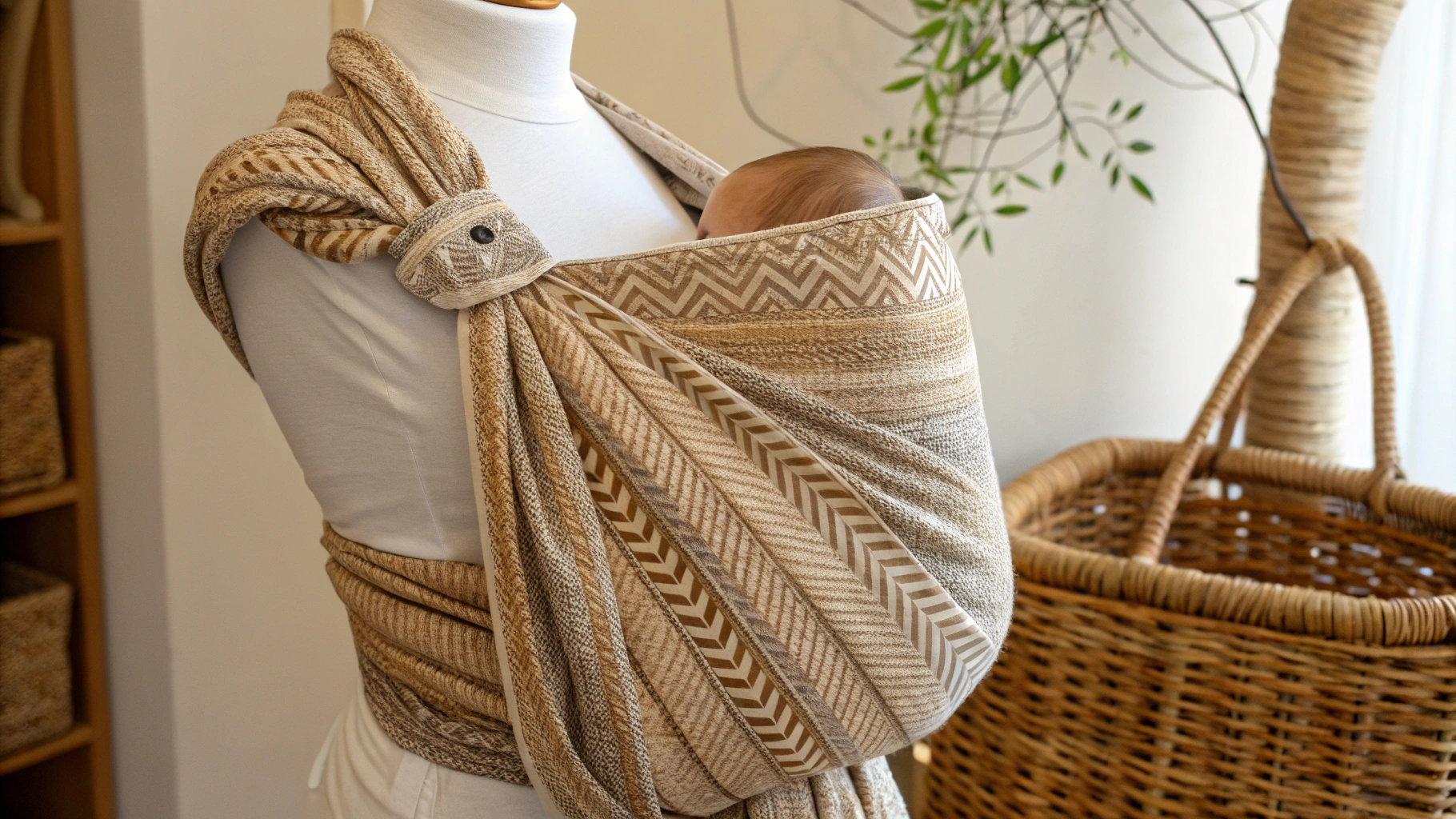 woven wrap baby carrier